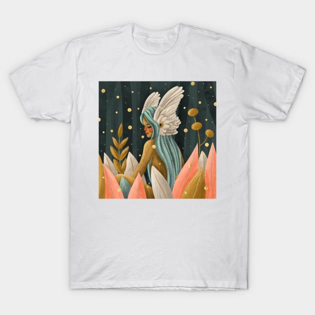 Fairy of Gold T-Shirt by Marta’s Reveries